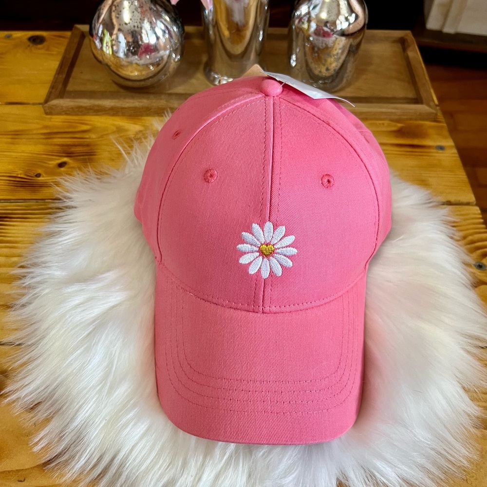 I Am Pink Daisy Flower Adjustable Women’s Hat